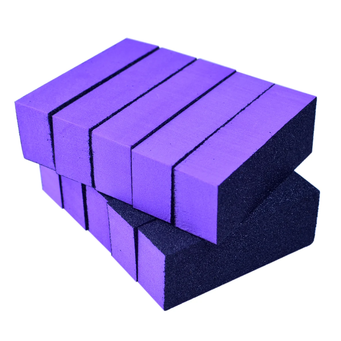 

10Pcs Nail Files 3 Face Gravel Block Sponge For Gel nail Polish Sanding Nail File Tools for Manicure Nail Art For Design
