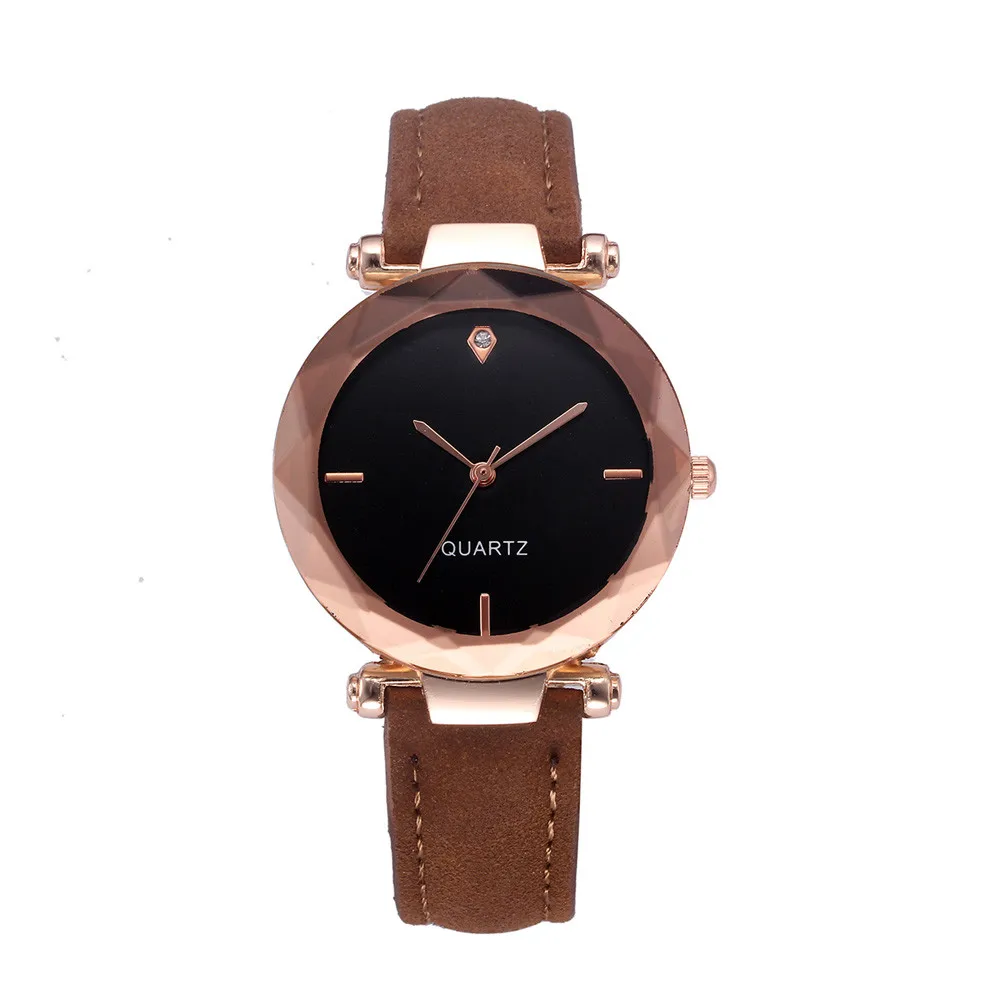 Женские кварцевые часы модные Montre аналоговые наручные часы женские часы модные Relogio Feminino Горячие простые женские# A - Цвет: Коричневый