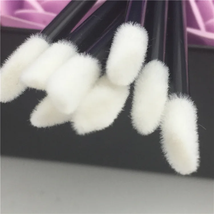 50PCS Disposable Lip Brush Set Lipstick Mascara Wands Brush Cleaning Eyelash Eyebrow Make Up Applicators Tools