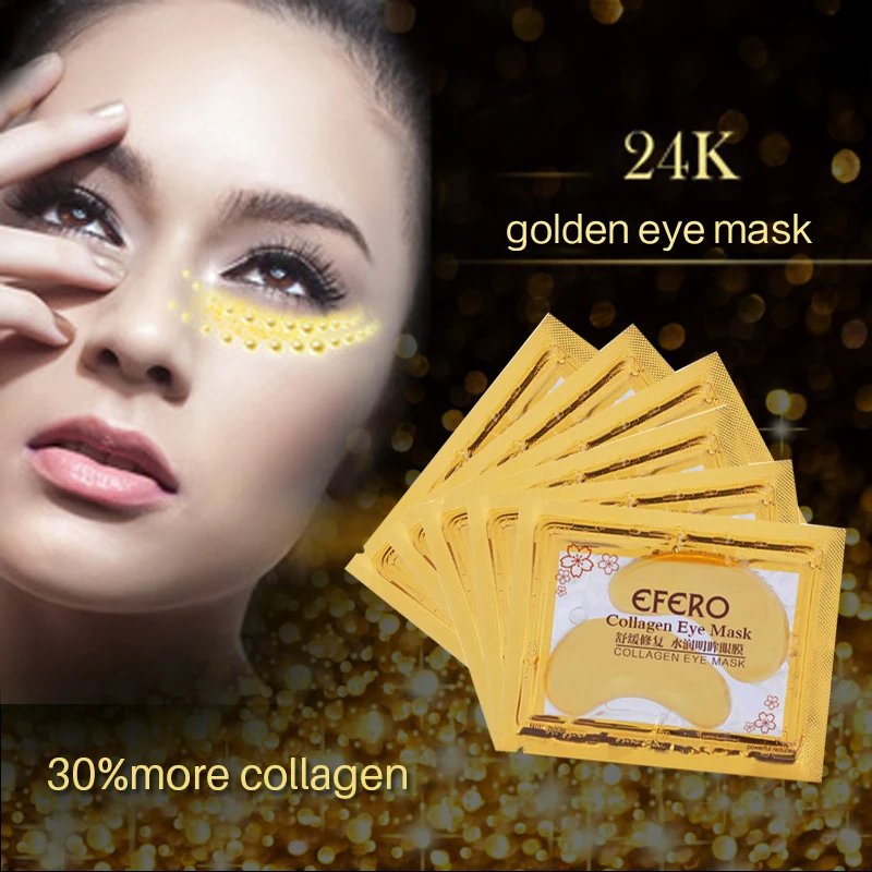 

EFERO Collagen Gel Eye Mask Crystal Eye Mask Patch For Mask Moisture Eyelid Patch Anti-Wrinkle Dark Circle Eyes Care 10Packs