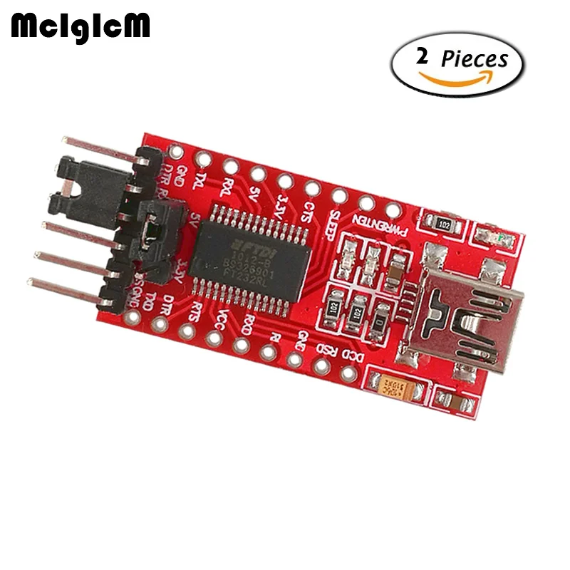

MCIGICM FT232RL FTDI USB to TTL Serial Adapter Module Mini Port 3.3V 5V Hot sale