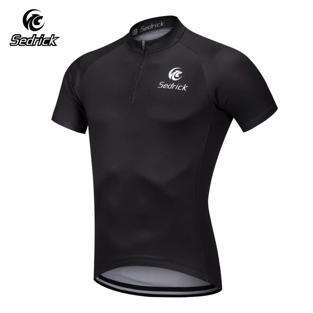 Sedrick Brand Quick Dry Short Sleeve 3/4 Zipper Breathable Cycling