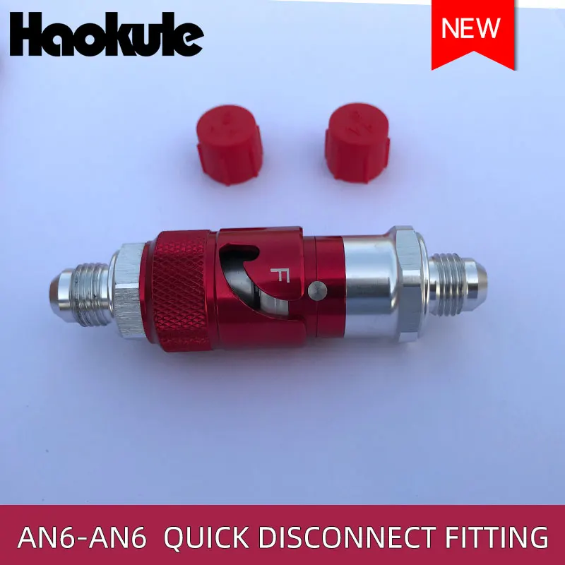 

HAOKULE- Aluminium AN-6 AN6 Fuel Line Fluid Quick disconnect Fittings Adapter Kits QDSPH0806AL-F