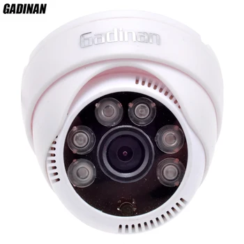 GADINAN AHD Surveillance Camera AHD 1.0MP/2MP Dome Camera Indoor 6pcs IR Array AHD CCTV Camera Security 1