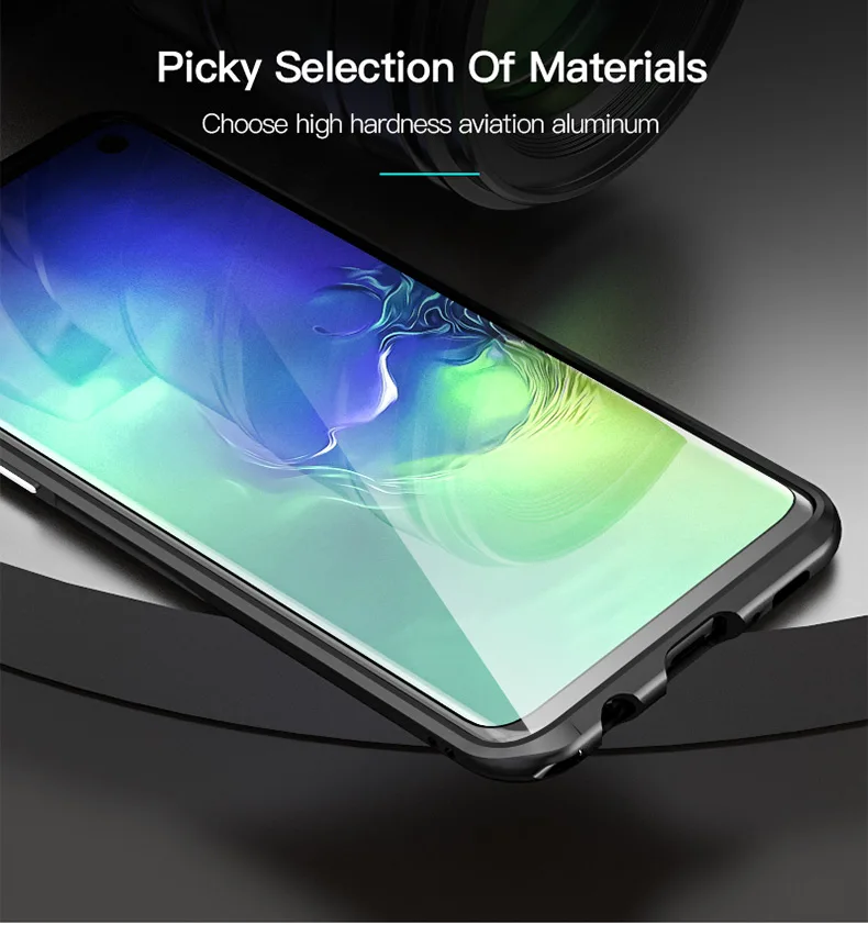 Металлический бампер Luphie для samsung Galaxy S10 Plus E противоударный жесткий чехол для телефона Алюминий бампер для samsung S10 чехол защитный чехол-бампер