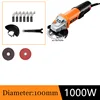 220V Handheld Electric Angle Grinder Turntable (100mm) Speed Regulating Grinding Machine for Metal Wood Polishing Cutting Tools ► Photo 2/6