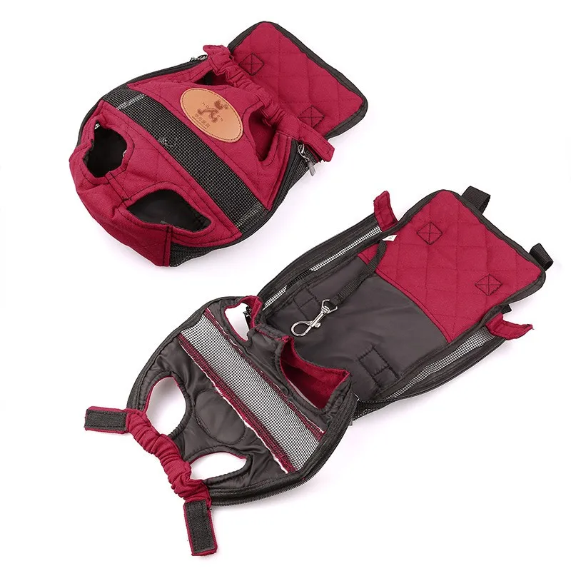 Hoopet переноска для собак и кошек модный рюкзак для собак красного цвета для путешествий дышащие сумки для питомцев сумка для щенков