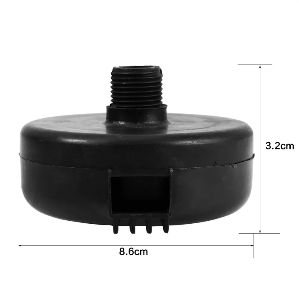 Горячий черный 1/" PT 20 мм резьба Впускной пластиковый глушитель фильтра для воздушного компрессора