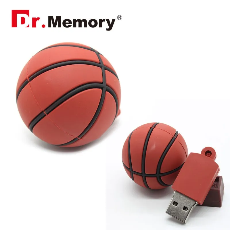USB флеш-накопитель, баскетбольная флешка, 4G, U диск, 8G, карта памяти, 16G, USB 2,0, мини-флешка, модная флешка, 32G, usb ключ, футбол