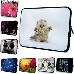 14,4 дюймов 14,1 дюймов Laptop Sleeve сумка Тетрадь Skockproof Bolsas Viviration кошка печати компьютер 14 дюймов Неопреновый чехол Чехол