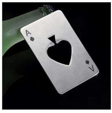 

1PC Poke Card Beer Bottle Opener Personalized Stainless Steel Credit Card Bottle Opener Card Bar Drinking Accessories bar tools
