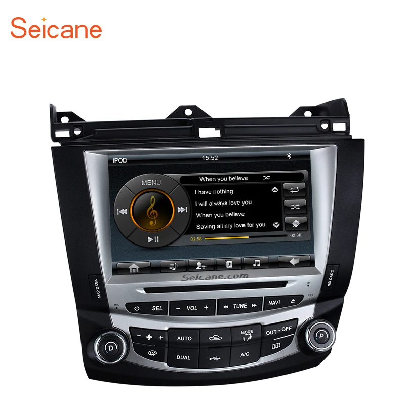 Seicane WinCE 8 inch Car Stereo Radio GPS DVD HD Touch Screen Multimedia Player For 2003 2004 2005 2006 2007 Honda Accord 7 Seicane WinCE 8 inch Car Stereo Radio GPS DVD HD Touch Screen Multimedia Player For 2003 2004 2005 2006 2007 Honda Accord 7