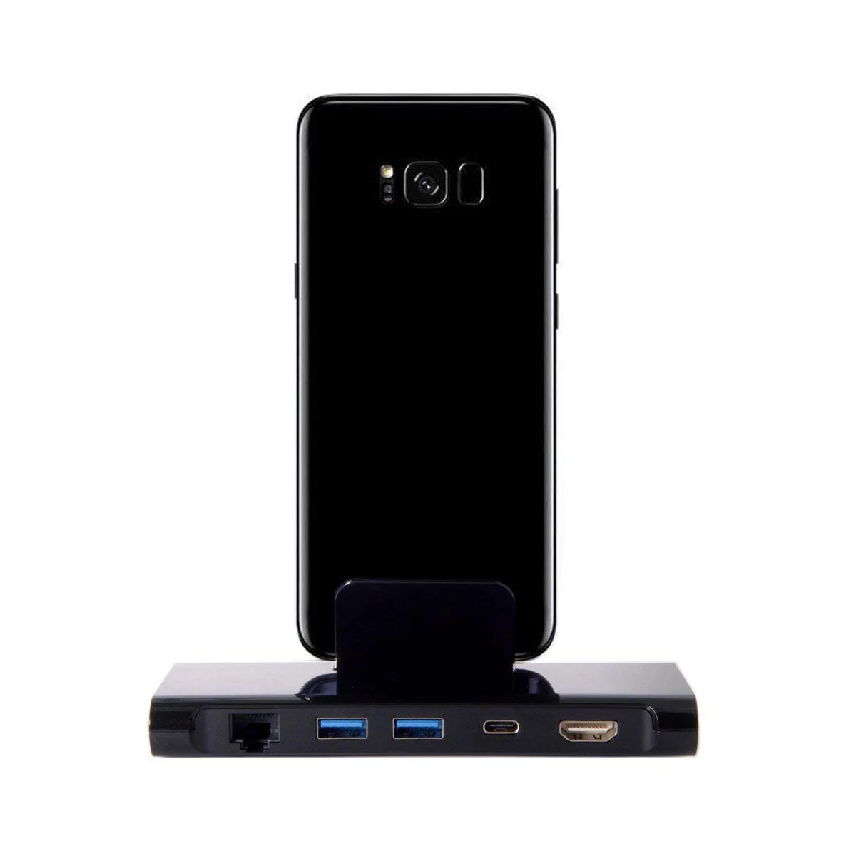 

hot-USB 3.1 Type-C USB-C Dock Station to HDMI & Two 3.0 Hub & Ethernet & Power For S8 S9 Mate10 P20
