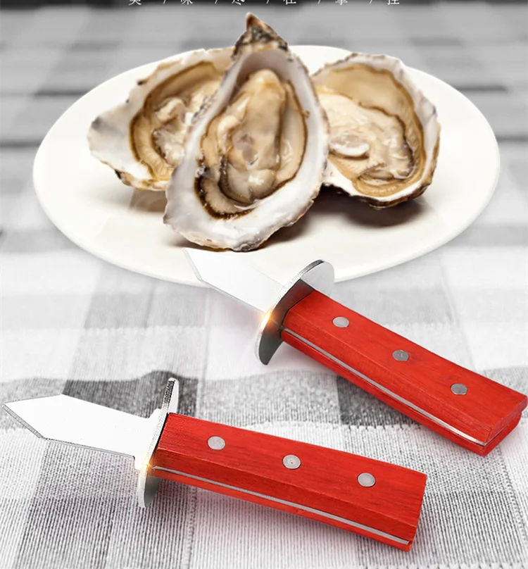 Sharp нержавеющая сталь Oyster ножи защиты руки устрицы оболочки морепродуктов открывалка инструмент Кухня резак гаджеты 2 стиля