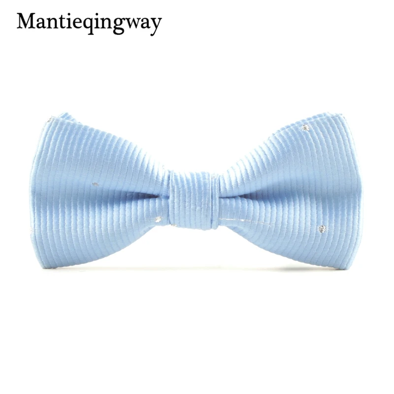 Mantieqingway брендовые Детские галстуки полиэстер смокинг с бабочкой галстуки для мальчиков ярких цветов в полоску и в горошек аксессуары галстук-бабочка Галстуки - Цвет: MXR071240