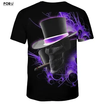 

FORUDESIGNS Men Crewneck Tshirt Smoking Cotton T Shirt Men Soft Short Sleeve Tee for Men 2018 Camisetas Hombre Brand Men Clothes