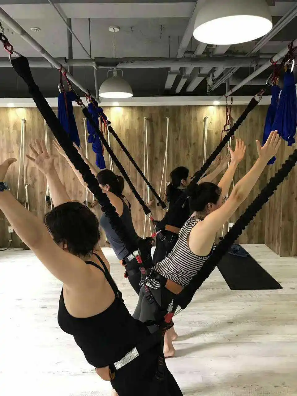USA Bungee suspensión aéreo Yoga Danza Hogar Gimnasio Fitness Equipo moscas