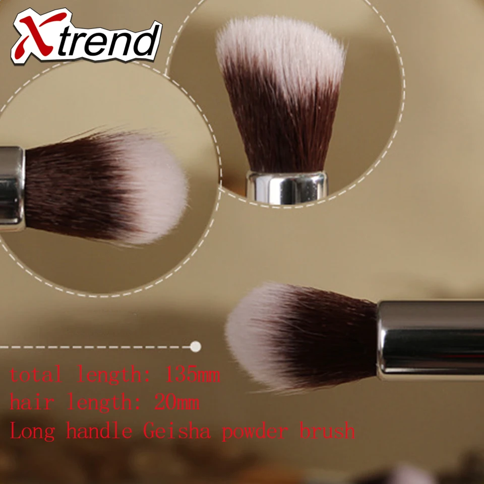 Pressionable набор кистей для макияжа Инструменты-Парфюмерия Комплект Шерсть Make up Brush Set мягкий синтетический волосы здоровыми бамбуковой ручкой