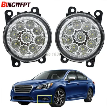 

2pcs/set Angel Eyes White Yellow Color 90mm LED Fog Lights Car Styling Fog Lamp For Subaru Legacy 2010 2011 2012