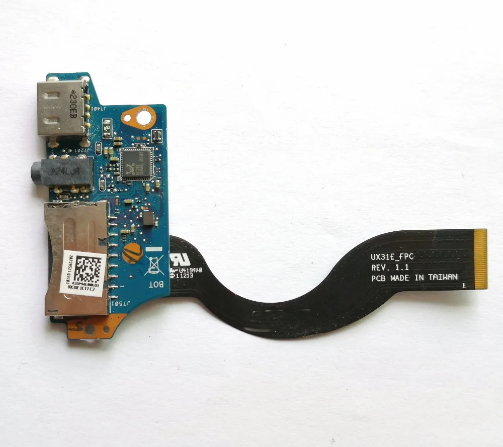 Original for ASUS UX31E USB Audio Jack port SD Card Reader Board with