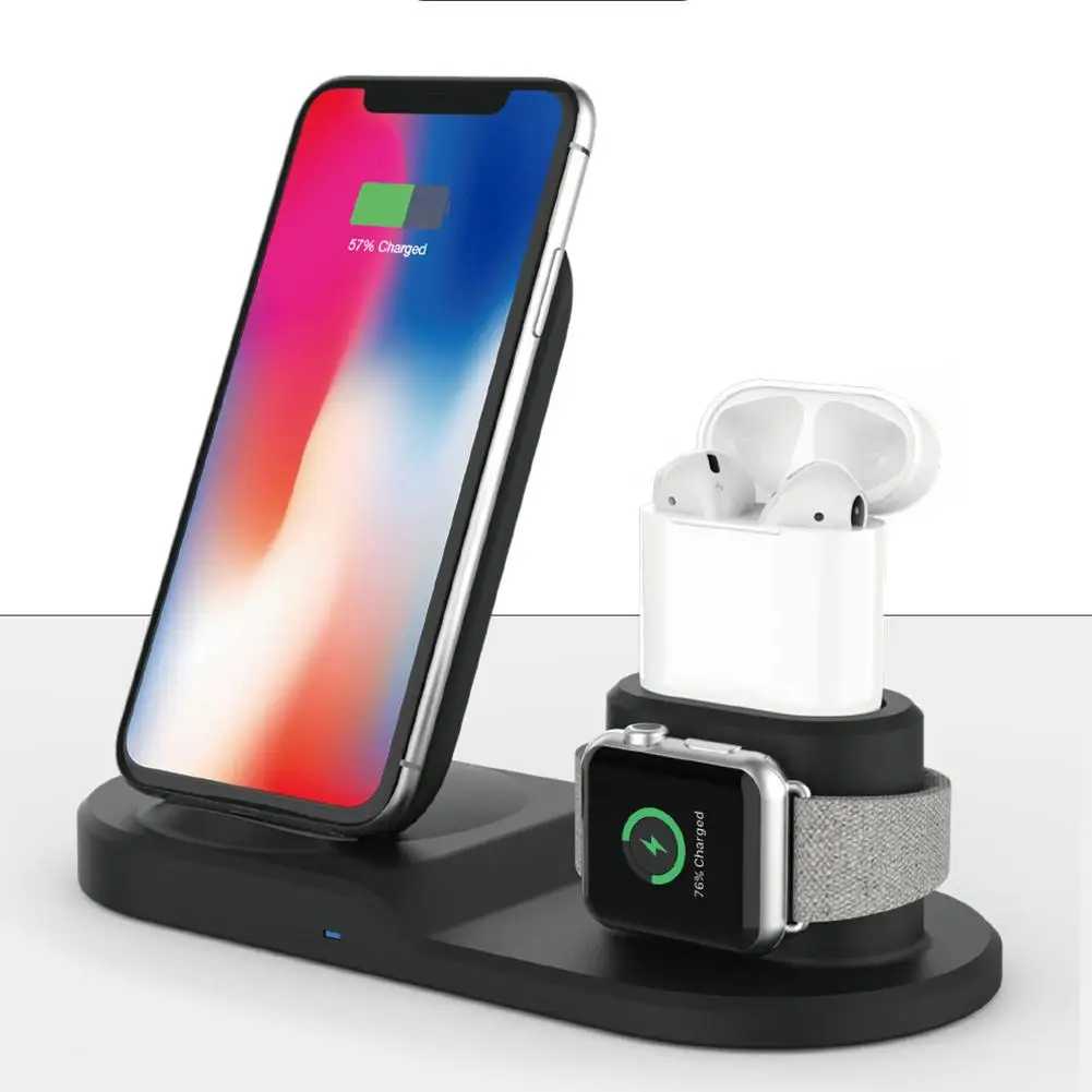 

Wireless Charger 3 In 1 Wireless Charging Stand Station for for Apple Watch iPhone Airpods