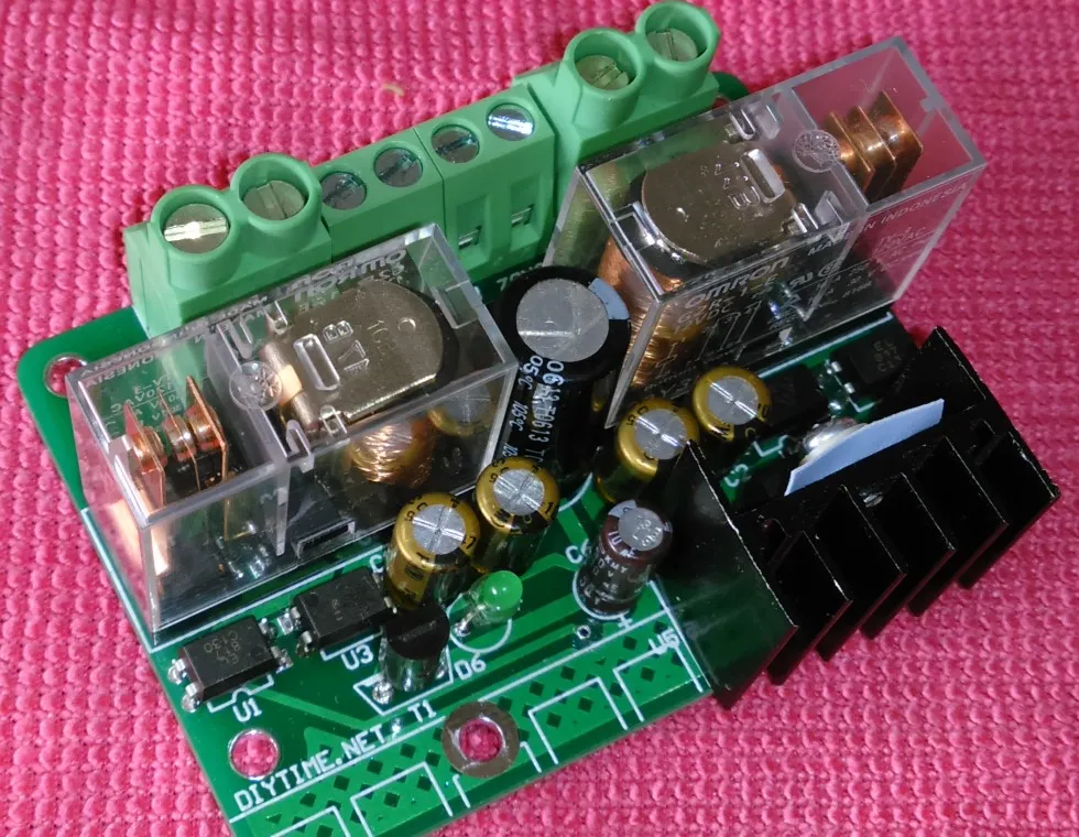

BTL speaker Headset Headphone Amp Power balance protection board delay shock proof machine module