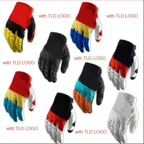 

Full Finger Cycling Gloves Motorcycle Gloves Motocross Mountain Bike MTB TLD MX ATV GP Moto racing Designs gloves