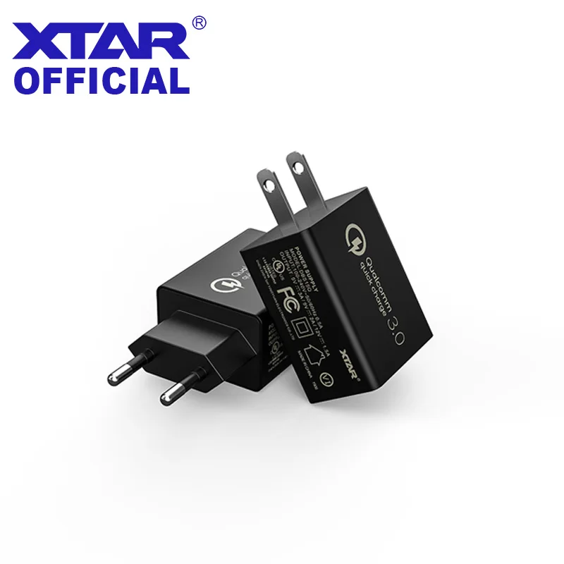 

XTAR USB Charger 18W Quick Charger 3.0 Mobile Phone Charging For IPHONE Huawei Wall Charger EU US Adapter Fast QC 3.0 Charger