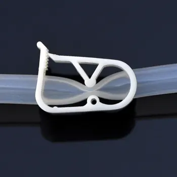 

5PCS/LOT Plastic Silicone Tube Clips Siphon Hose Clamp PP material Valve Pipe Stopper Hose Flow Control Clamp Holder