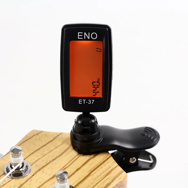 3 Colors Chromatic Clip-On Digital Tuner For Acoustic Electric Guitar Bass Violin Ukulele Guitar Parts Guitar Accessories