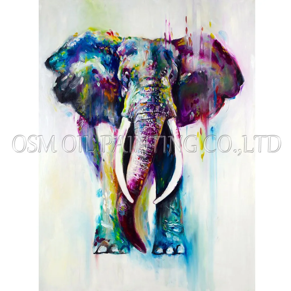 ELEPHANT OIL PAINTING