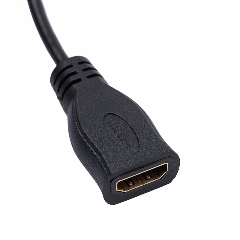 Общий Micro HDMI к кабель Позолоченный разъем 1080P адаптер hdmi конвертер Папа мама