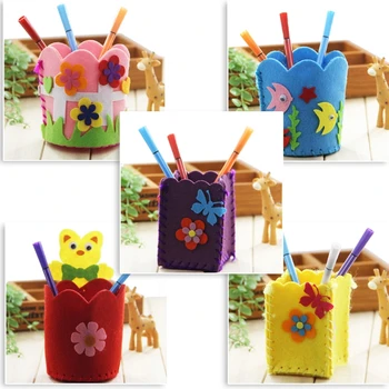 

Creative DIY Craft Kit Handmade Pencil Holder Kids Craft puzzle Toy Educational toys