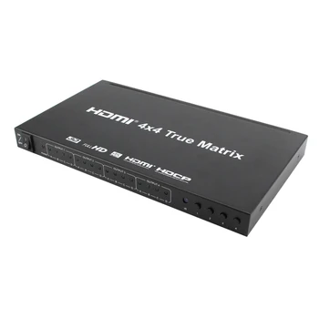 

KVM HDMI Switcher 4 in 4 out HD Video Switch Version 1.4 Supports 4K 2K 3D TV Splitter HDMI Matrix