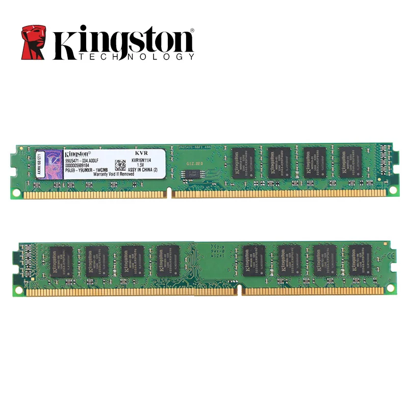 

Kingston Original Memoria RAM DDR3 8GB 4GB 1600MHz Intel DIMM Intel DDR 3 Memory For Desktop PC Lifetime Warranty 4 GB 8 GB