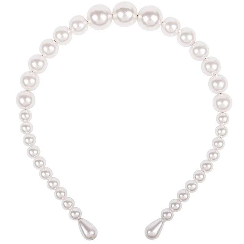 

Trendy Fashion Luxury Big Beads Hair Band Ladies Hair Band Party Pearl Girl Hair Accessories