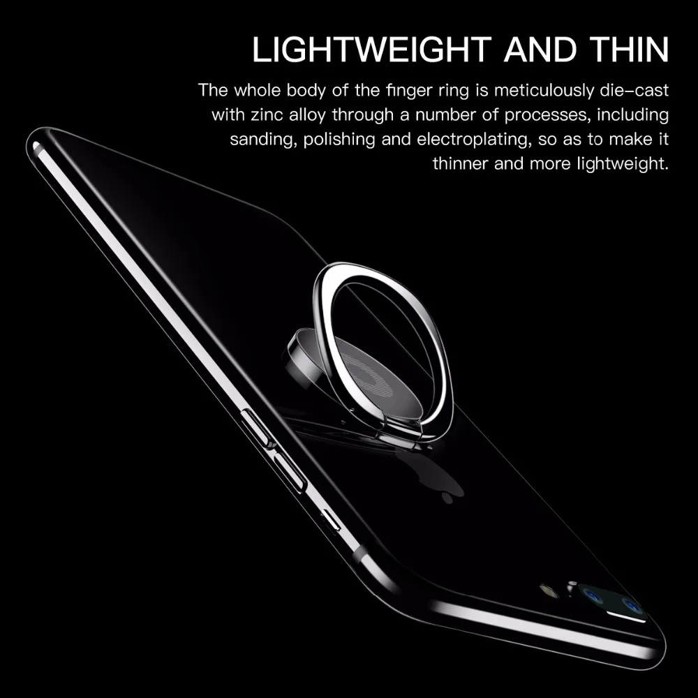 Держатель подставка Baseus с кольцом на палец для iPhone 11 Pro Max X Xs Xr Xiaomi Redmi|finger ring