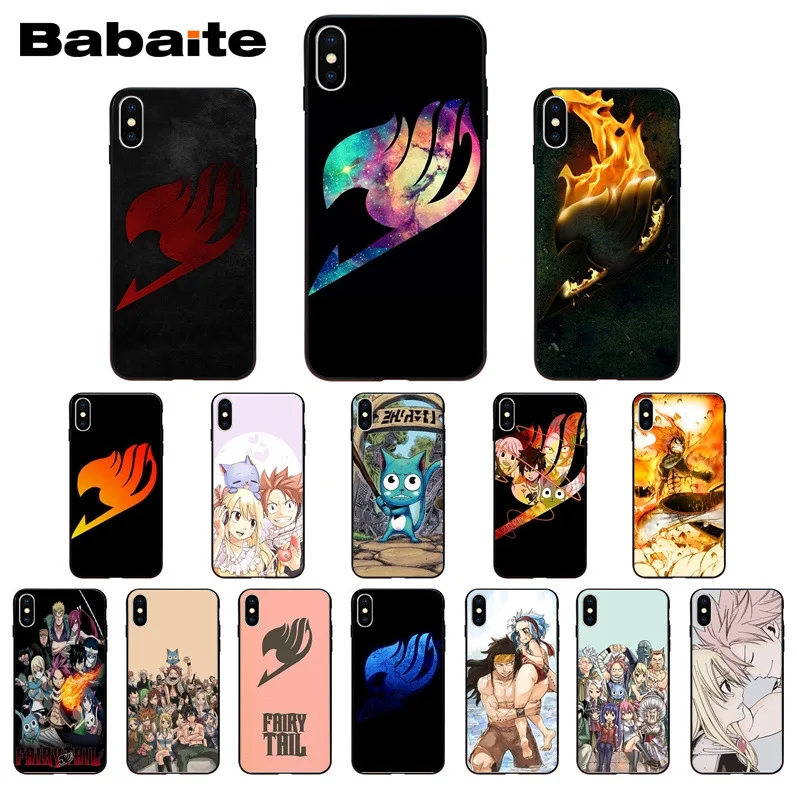 Anime Manga Fairy Tail anime Soft Silicone TPU Phone Cover