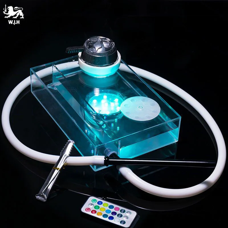 Best Price Cross-border supply of Arabic transparent acrylic hookah set smoke big High quality Shisha Water Container for Club Bar Best Price Cross-border supply of Arabic transparent acrylic hookah set smoke big High quality Shisha Water Container for Club Bar