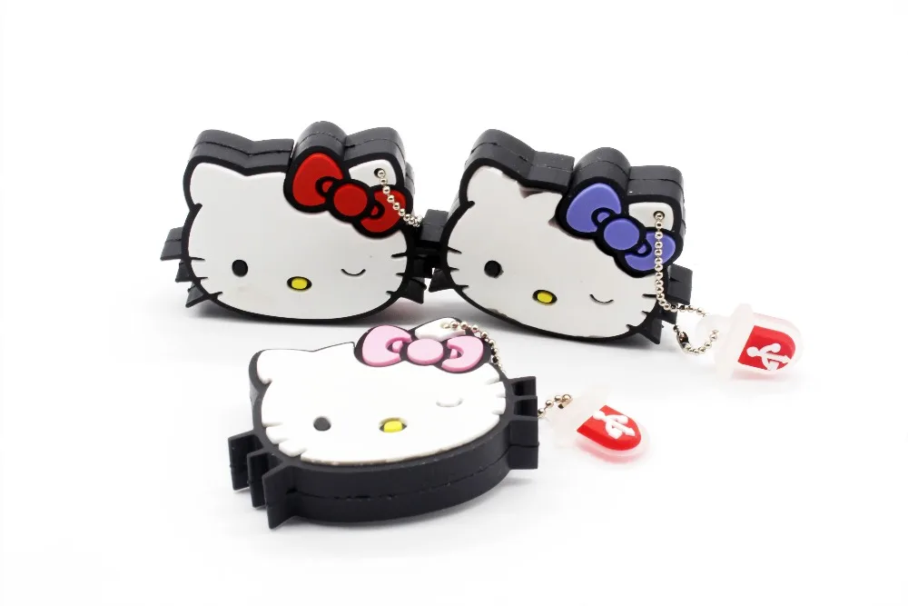 JASTER Hello kitty, usb флеш-накопитель, милая флешка, 4 ГБ, 8 ГБ, 16 ГБ, 32 ГБ, 64 ГБ, карта памяти, u-диск, usb 2,0, флеш-накопитель