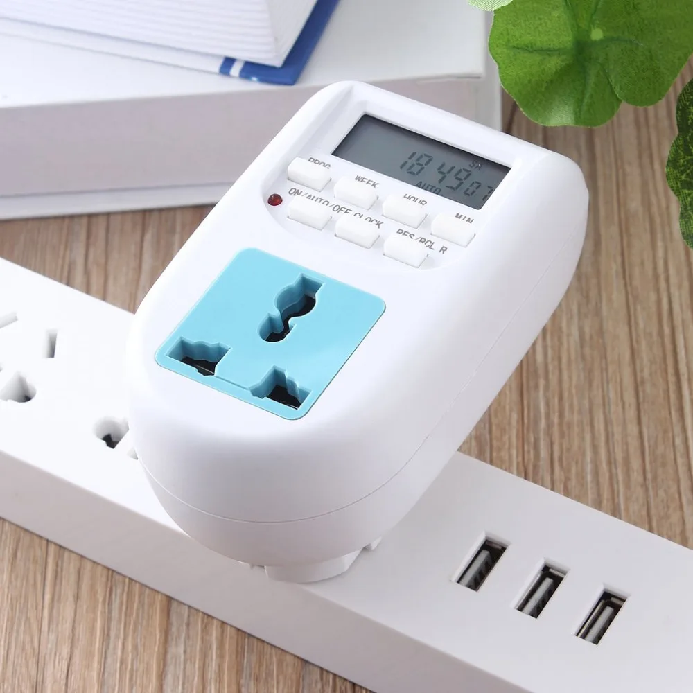 

EU Plug New Energy Saving Timer Programmable Electronic Timer Socket Digital Timer Household Appliances For Home Devices