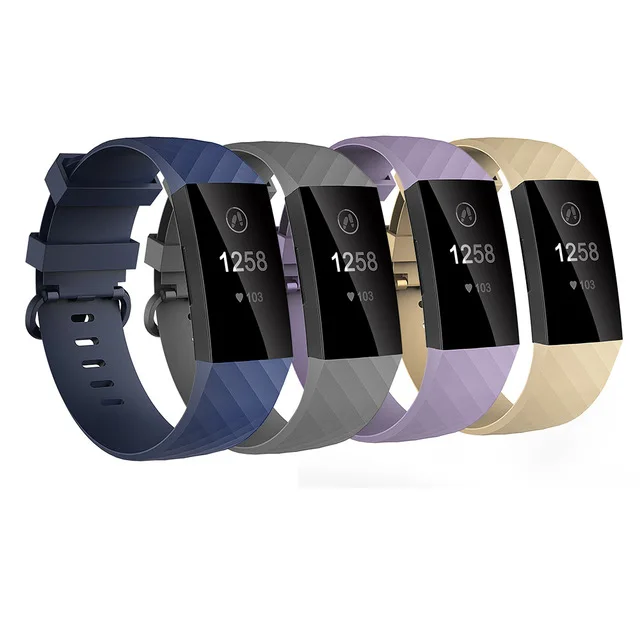 Спортивные браслеты для Fitbit Charge 3, силиконовый сменный ремешок, умные часы, цветной браслет для взрослых и подростков, 12 цветов
