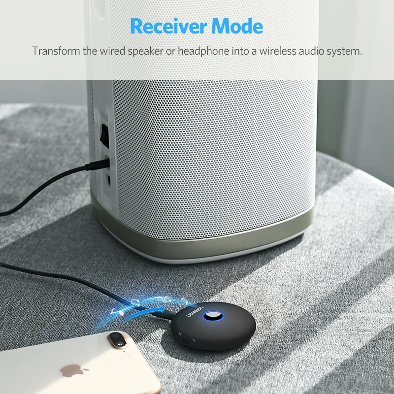 Ugreen Bluetooth передатчик приемник aptx LL адаптер 3,5 мм разъем аудио ПК музыкальный рецептор AUX Bluetooth 4,2 3,5 мм Ugreen Bluetooth передатчик приемник aptx LL адаптер 3,5 мм разъем аудио ПК музыкальный рецептор AUX Bluetooth 4,2 3,5 мм