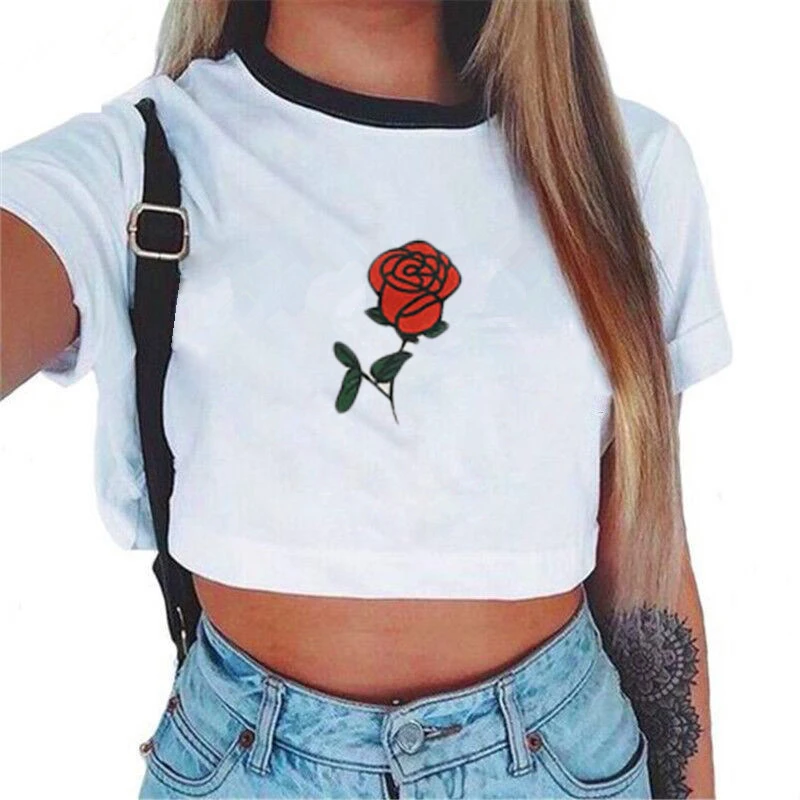 blank crop tops