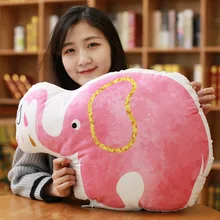 1 шт. 60 см милый слон плюшевая подушка мягкий плюшевый дельфин Фламинго подушка в виде арбуза подушка подарки для девочек детские подарки