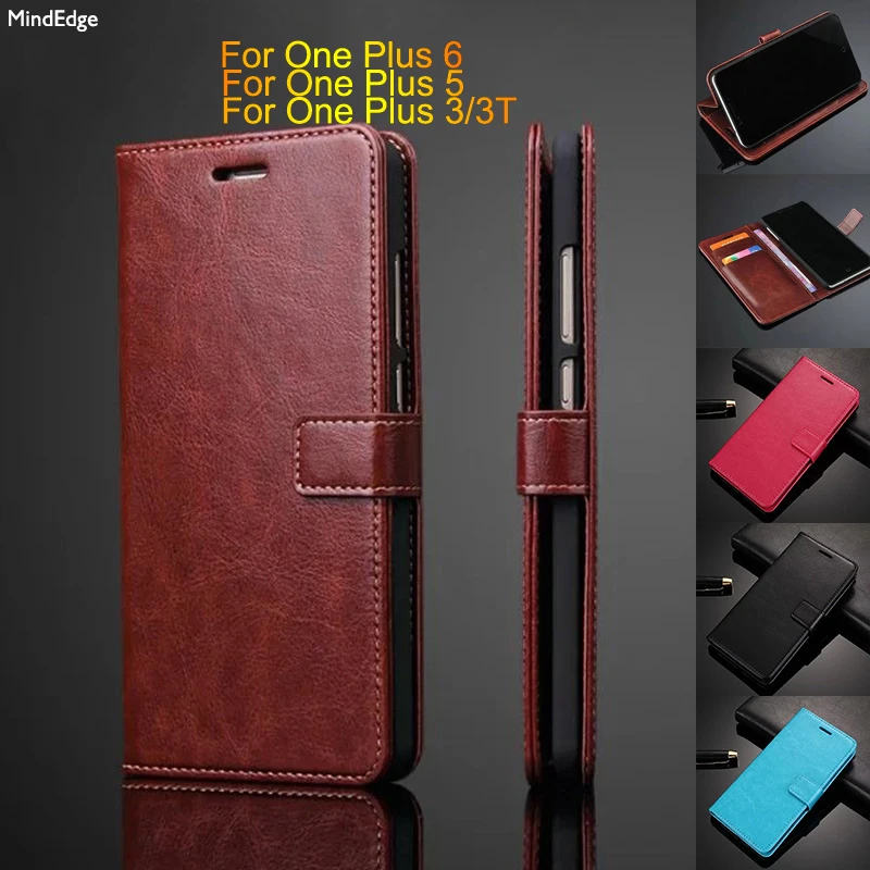 Флип чехол кошелек для One Plus 6 кожаный флип оригинальный роскошный 5 3/3 T с карманом