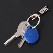 Горячая мужской многофункциональный тонкий кошелек из нержавеющей стали брелок