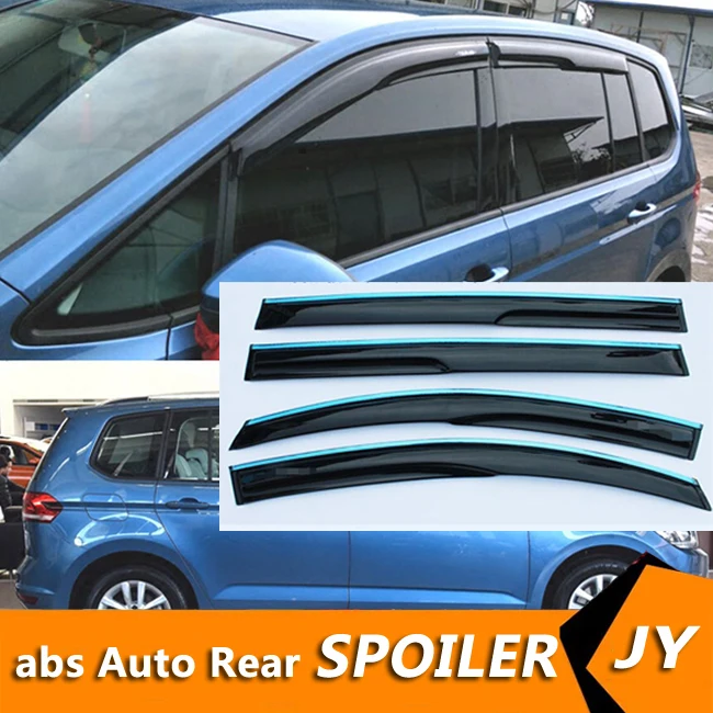 Пластиковый козырек для окон Volkswagen Touran 2005-2015 оттенки вентиляции защита от солнца