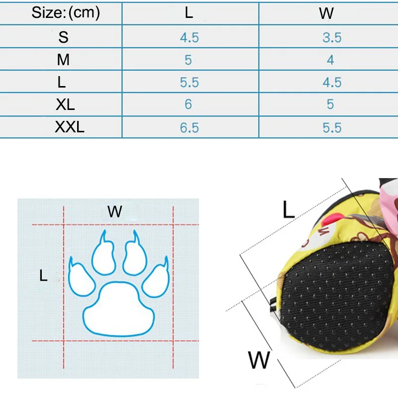 Мягкая подошва Теплая Обувь для собак обувь для щенков для чихуахуа маленьких собак противоскользящие водонепроницаемые непромокаемые сапоги для домашних животных обувь для Йоркских собак