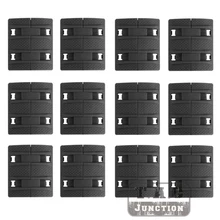 12 пачек 20 мм Пикатинни крышки панелей текстурированные модульные низкопрофильные рельсовые крышки 12 пачек(24 секции